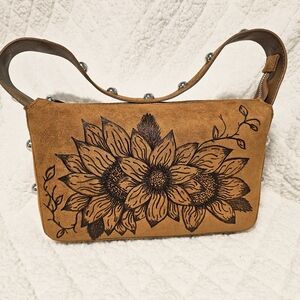 Purse Free Hand Burned